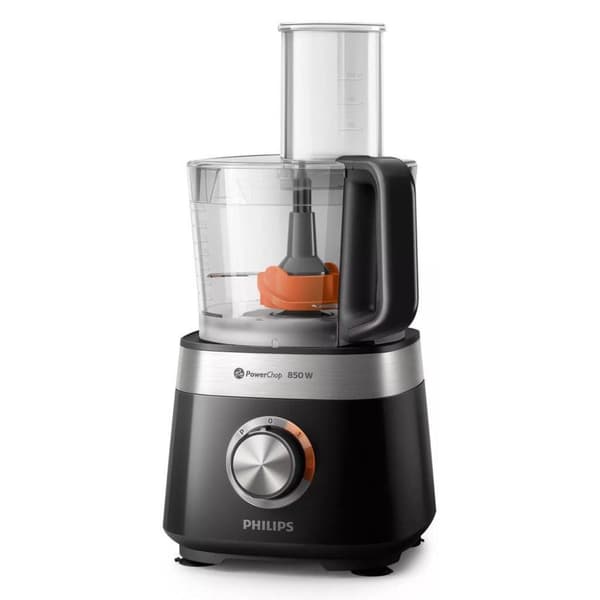 Philips HR7530/10 Viva Collection Kompakt foodprocessor Sort/rustfrit stål