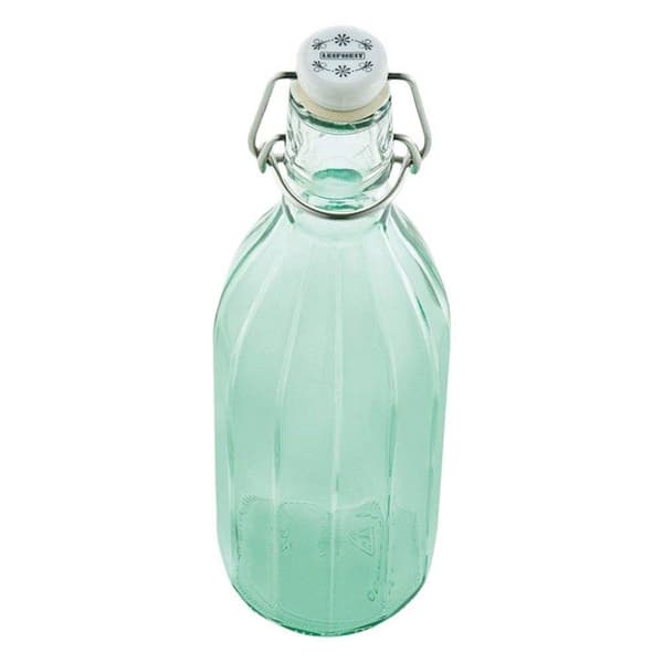 Leifheit 36322 Glass Facet Bottle 0,5L läpinäkyvä/vihreä