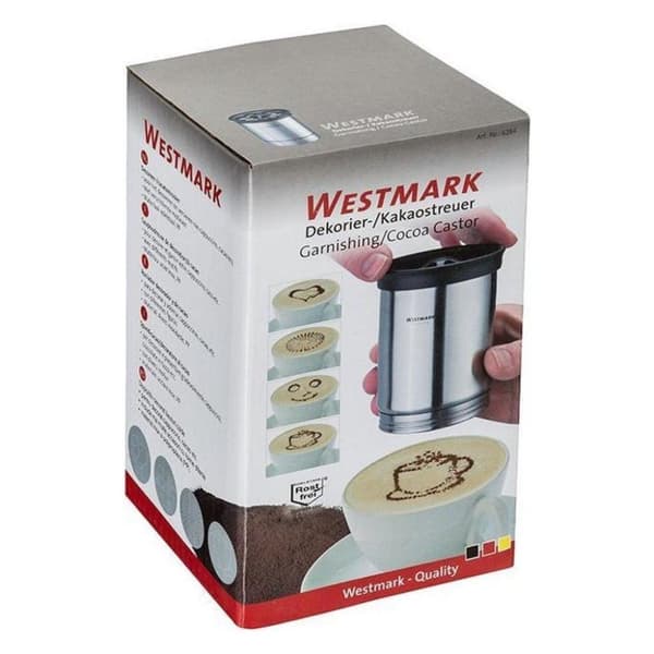 Westmark Cocoa Spreader + skabeloner i rustfrit stål