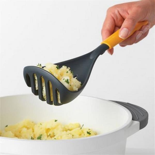 Brabantia Tasty+ Kartoffelmoser + Ske Gul/Sort
