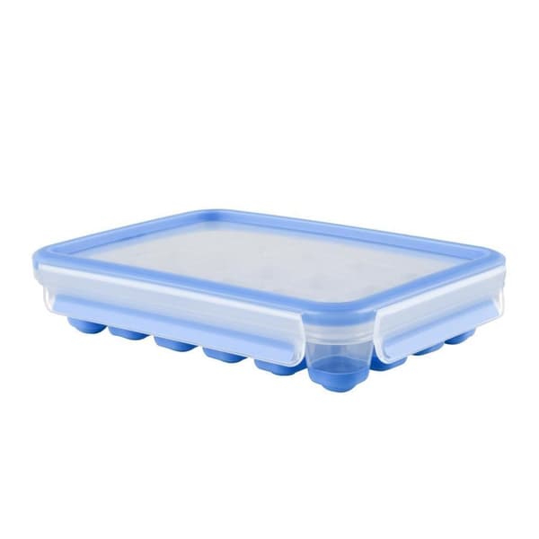 Tefal Masterseal Ice Cube Box 24 jääkuutiolle sininen/läpinäkyvä