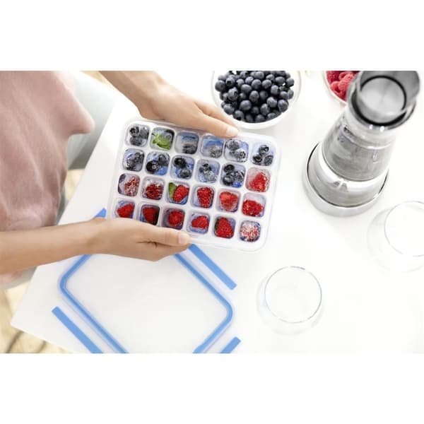 Tefal Masterseal Ice Cube Box 24 jääkuutiolle sininen/läpinäkyvä