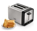 Pikkukuva 7 / 9: Bosch TAT5P420 Leivänpaahdin 2 siivua 970 W musta - ruostumaton teräs (TAT5P420)