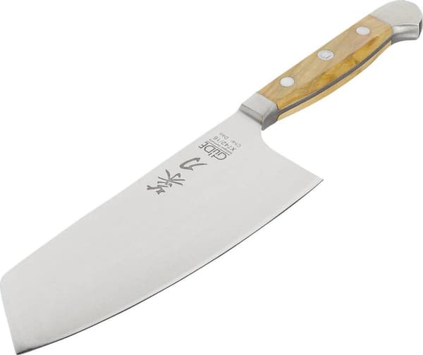 Güde Alpha kockkniv Chai Dao Olive 16 cm (X742/16)