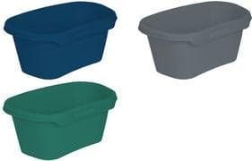 keeeper tvättbalja "tilda eco", bredd: 575 mm, blå färg: ekoblå, tillverkad av 100 % återvunnen plast, - 1 st (1009267900000)