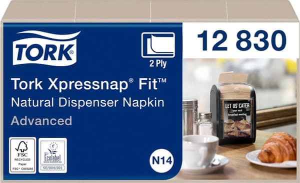 720 TORK servietter Xpressnap Fit® hvid (12830)