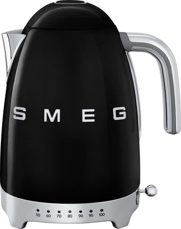 Smeg KLF04BLEU 1.7L 2400W musta vedenkeitin (KLF04BLEU)