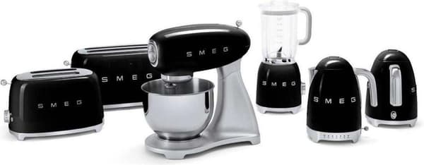 Smeg KLF04BLEU 1.7L 2400W musta vedenkeitin (KLF04BLEU)