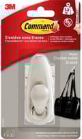 Miniatyrbillede 3 af 6: 3M Command™ Medium Metalkrog Classic (L x B x H) 83 x 32 x 32 mm Nikkel (børstet) Indhold: 1 stk. (FC12-BNFGN)
