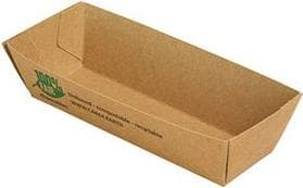 PAPSTAR snackbakke "ren", mål: 90 x 70 x 35 mm lavet af ubleget FSC-certificeret friskfiberpap, - 1 stk (87242)
