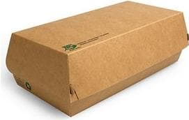 PAPSTAR patonkirasia "pure", mitat: 220 x 105 x 75 mm valkaisemattomasta FSC-sertifioidusta ensikuitukartongista, - 1 kpl (87249)