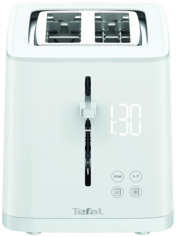 Tefal Sense Toaster - 2 skive(r) - Hvid - Touch - LED - Kina - 850 W (TT6931)