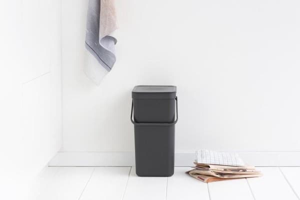 Brabantia Sort & Go-behållare 16l mörkgrå (109966)