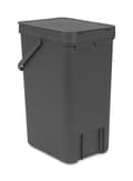 Miniatyrbild 9 av 10: Brabantia Sort & Go-behållare 16l mörkgrå (109966)