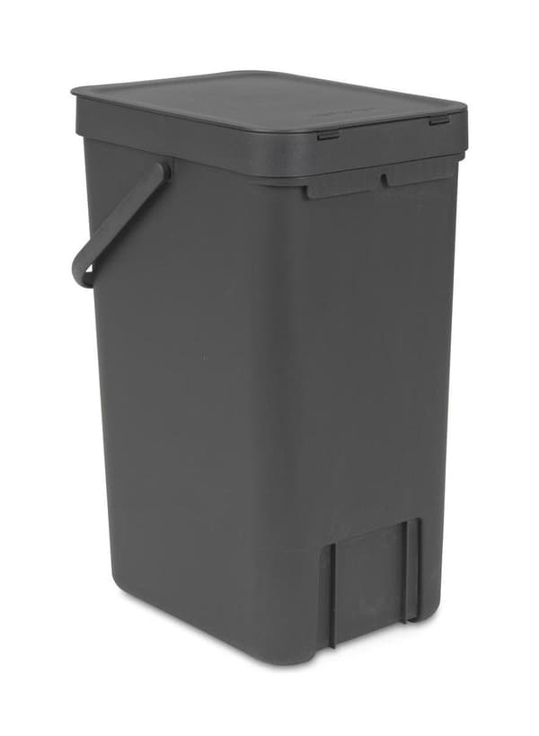 Brabantia Sort & Go-behållare 16l mörkgrå (109966)