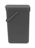 Miniatyrbild 10 av 10: Brabantia Sort & Go-behållare 16l mörkgrå (109966)