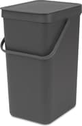 Miniatyrbild 2 av 10: Brabantia Sort & Go-behållare 16l mörkgrå (109966)