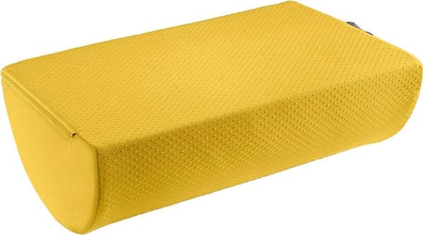 LEITZ fotstöd Ergo Cozy, gul ergonomisk, med mjuk kärna & tygöverdrag, kan säljas som - 1 st (5371-00-19)
