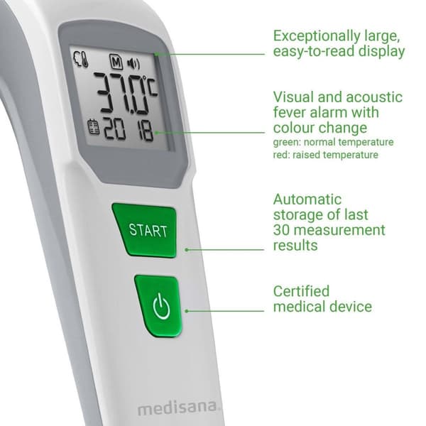 Medisana TM 762 digitaalinen otsalämpömittari (76123)