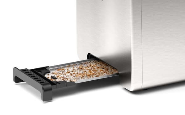 Bosch TAT3P420 Brødrister 2 skive(r) 970 W Sort - Rustfrit stål (TAT3P420)