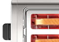 Miniatyrbillede 8 af 9: Bosch TAT3P420 Brødrister 2 skive(r) 970 W Sort - Rustfrit stål (TAT3P420)