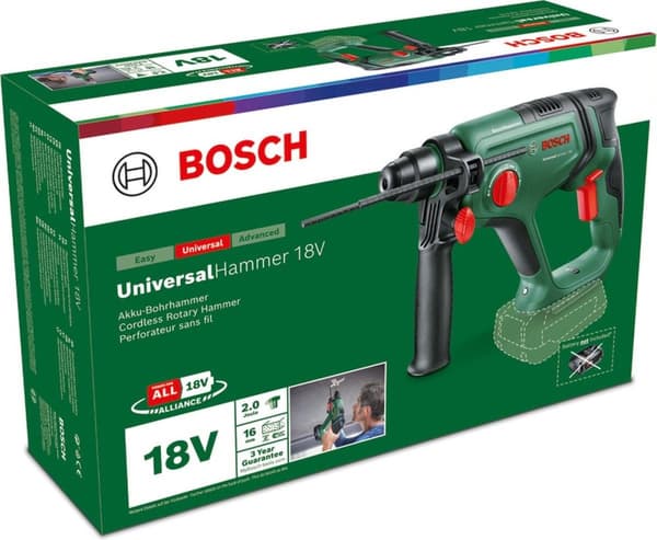 UniversalHammer akku-borehammer 18 V Li-Ion uden batteri (06039D6000)