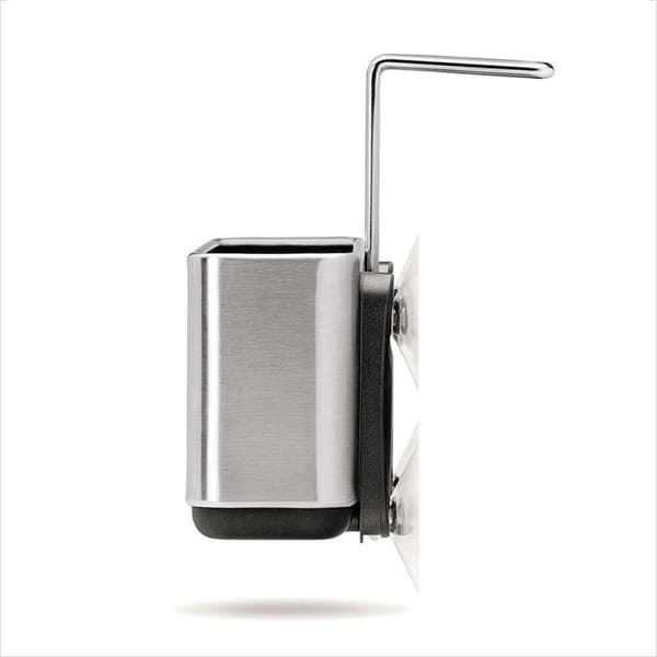 simplehuman Sink Caddy, kapea, harjattu ruostumaton teräs (KT1134)
