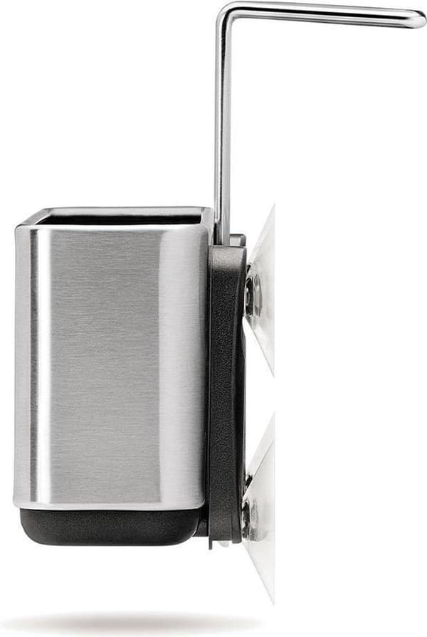 simplehuman Sink Caddy, kapea, harjattu ruostumaton teräs (KT1134)