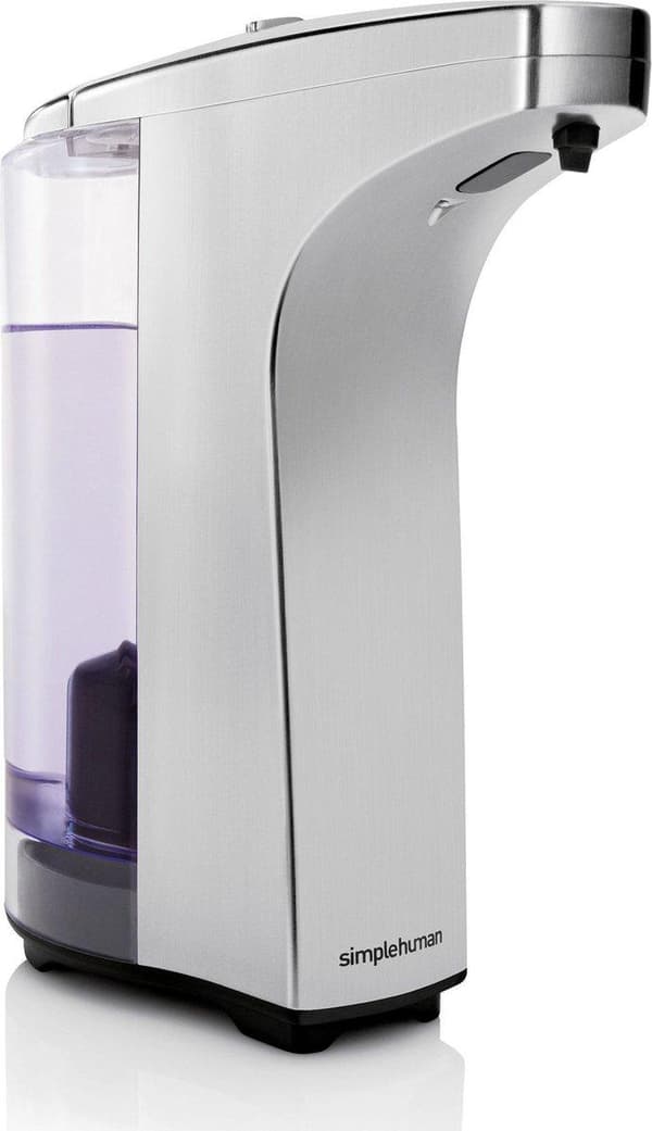 simplehuman batteridrevet sensordispenser, børstet nikkel (ST1023)