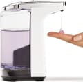 Miniatyrbild 3 av 9: simplehuman batteridriven sensordispenser, vit plast (ST1018)