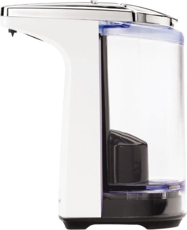 simplehuman batteridriven sensordispenser, vit plast (ST1018)