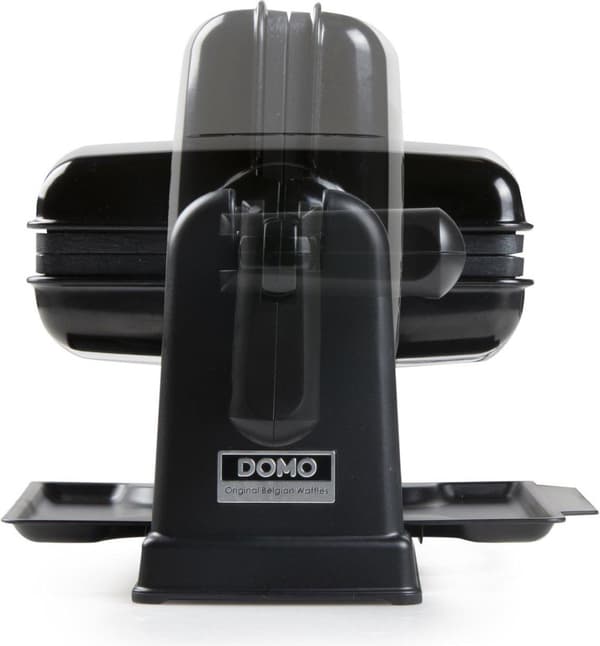 DOMO DO9224W indikatorlampa för våffelbryggare, hopfällbar, non-stick beläggning Svart (DO9224W)