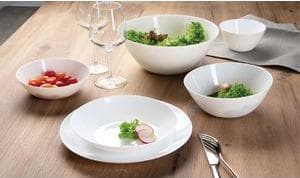 Ritzenhoff & Breker skål "FRESH", 180 mm lavet af glas, tåler opvaskemaskine, diameter: 180 mm - 12 stykker (817263)