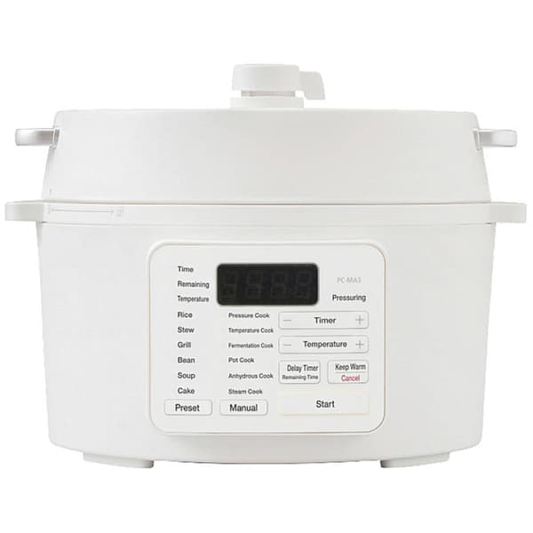 WOOZOO by Ohyama PC-MA3 Multikokare Vit Timerfunktion, Automatisk temperaturstyrning, Multifunktion, Överhettningsskydd