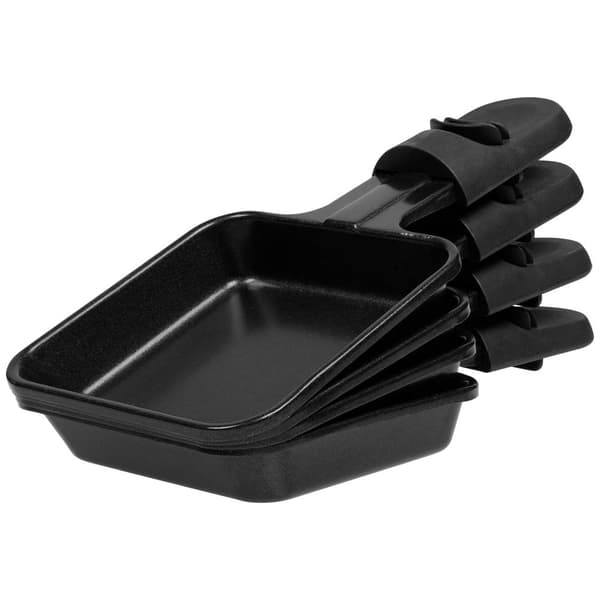 Tristar RA-2745 Raclette Non-stick-beläggning, Kontrolljus, 4 pannor, med grillsten Svart, Grå