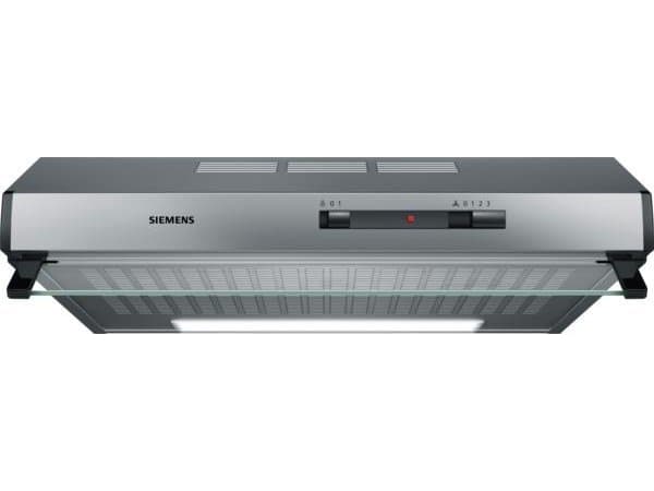 Siemens iQ100 LU62LFA51 - Panser - standard - bredde: 60 cm - dybde: 48.2 cm - ekstraksjon og resirkulasjon (-) - med intern motor - rustfritt stål