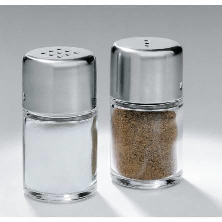WMF BEL GUSTO Rustfrit stål, Transparent Salt/peber shaker sæt
