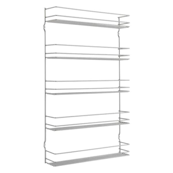 Metaltex Space Saver Smart Kök Pepito Kryddställ 5 nivåer 36x8x58 cm Silver