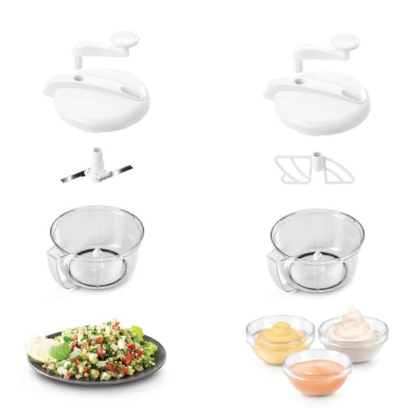 Metaltex Køkkenhjælpere Topedo Salat Spinner Hvid/Transparent