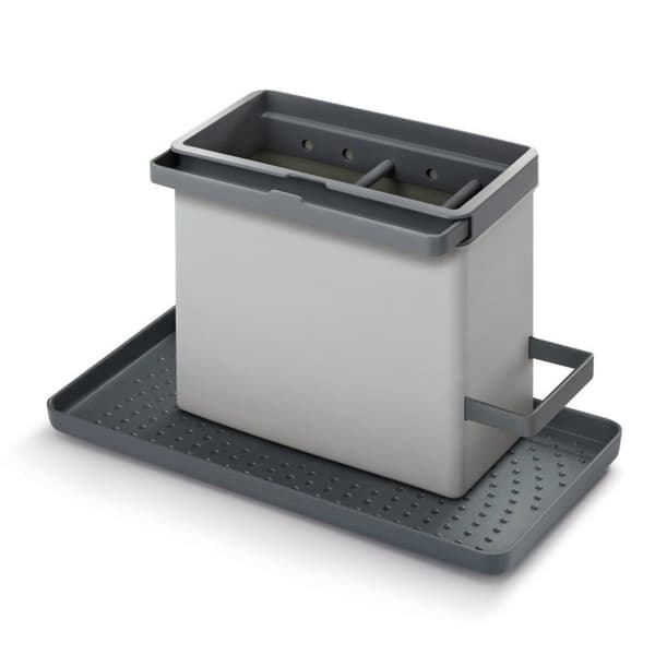 Metaltex Kitchen Helpers Tidy Tex Diskbänk Organizer 24x13x14 cm Grå
