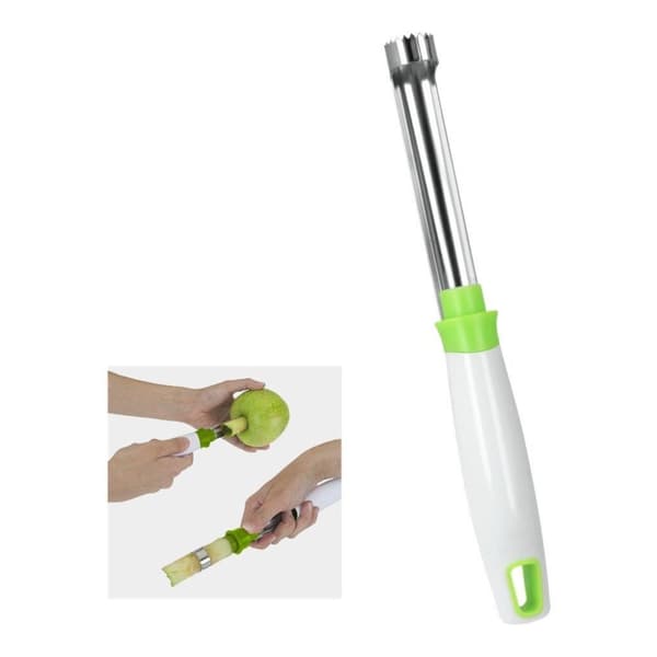 Metaltex Mrs Apple Apple Corer Hvid/Grøn/Rustfrit Stål