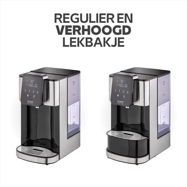 Caso varmtvandsbeholder, 4 l kapacitet, 2.600 watt, 7 justerbare temperaturniveauer, fra 40-10 (1884)