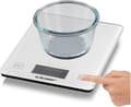 Pikkukuva 8 / 11: Cloer keittiövaaka, digitaalinen näyttö, kantavuus jopa 10 kg, jako 1 g, painon lisäystoiminto, lasinen punnitusastia (6871)