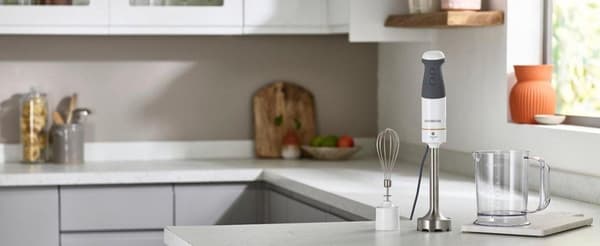 Kenwood elektrisk stavblender, base i rustfrit stål, 850 watt effekt, turboindstilling, piskeris, tilbehør sp (0W22111068)