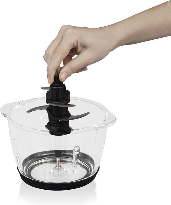 Cloer hakker, glasbeholder, 1.200 ml kapacitet, 400 watt effekt (6829)