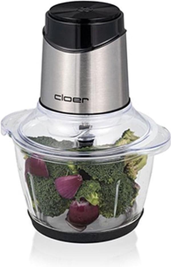 Cloer hakker, glasbeholder, 1.200 ml kapacitet, 400 watt effekt (6829)