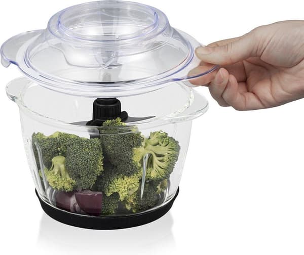 Cloer hakker, glasbeholder, 1.200 ml kapacitet, 400 watt effekt (6829)