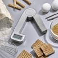 Miniatyrbillede 2 af 9: Caso køkkenvægt, rustfrit stål, foldbar, digitalt display, op til 5 kg bæreevne, 1 g graduering, vejesjov (3266)