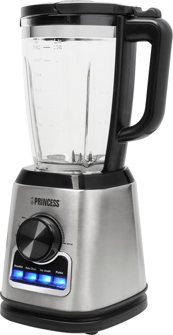Princess 212094. Skålkapacitet: 1,75 L, Rotationshastighet (max): 22000 rpm, Hastighetskontrolltyp: Kontinuerlig. Typ: Bordsblandare, Produktens färg:
