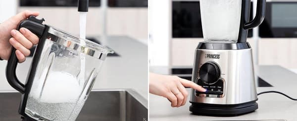 Princess 212094. Skålkapacitet: 1,75 L, Rotationshastighet (max): 22000 rpm, Hastighetskontrolltyp: Kontinuerlig. Typ: Bordsblandare, Produktens färg: